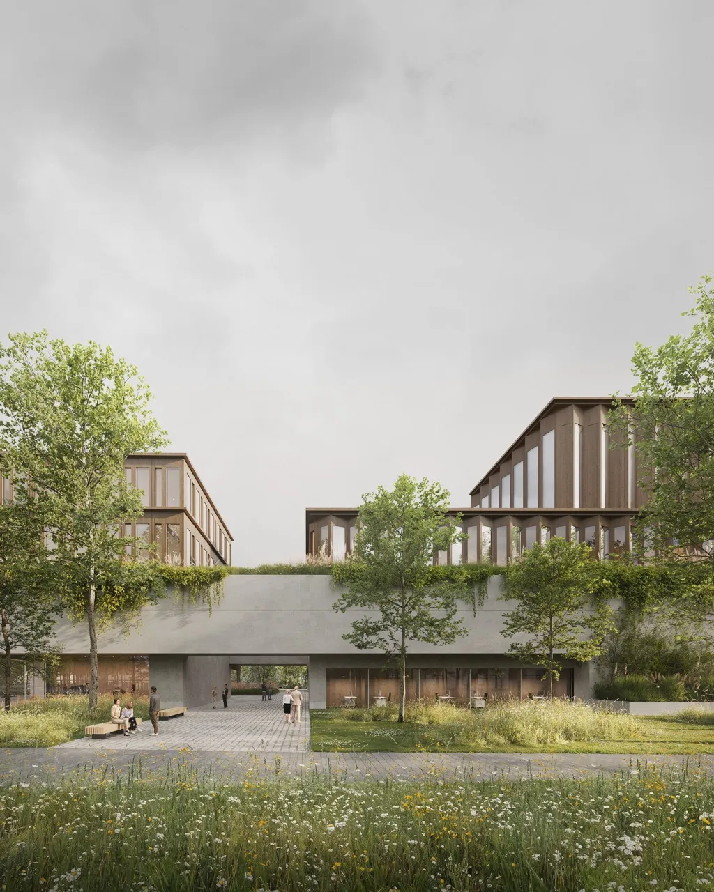 Visualization of Banialuka Dolls Theatre new building prepared with WXCA (2024) by Atelier Lumen