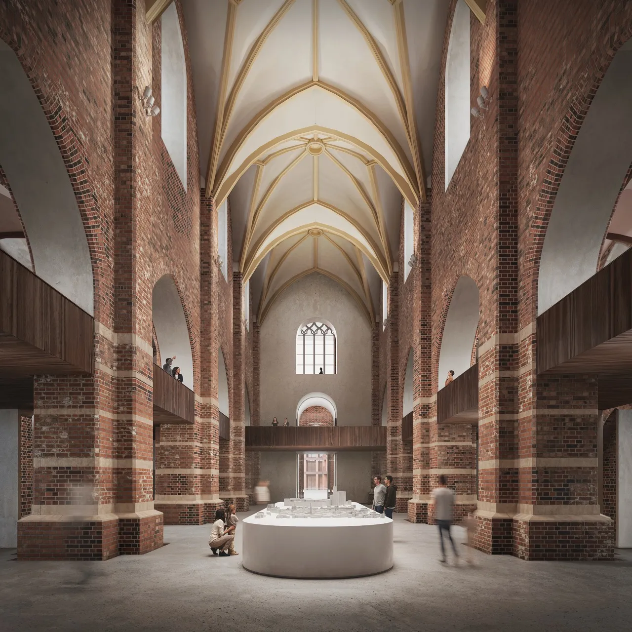 Visualization of Architecture museum prepared with P2PA (2025) by Atelier Lumen